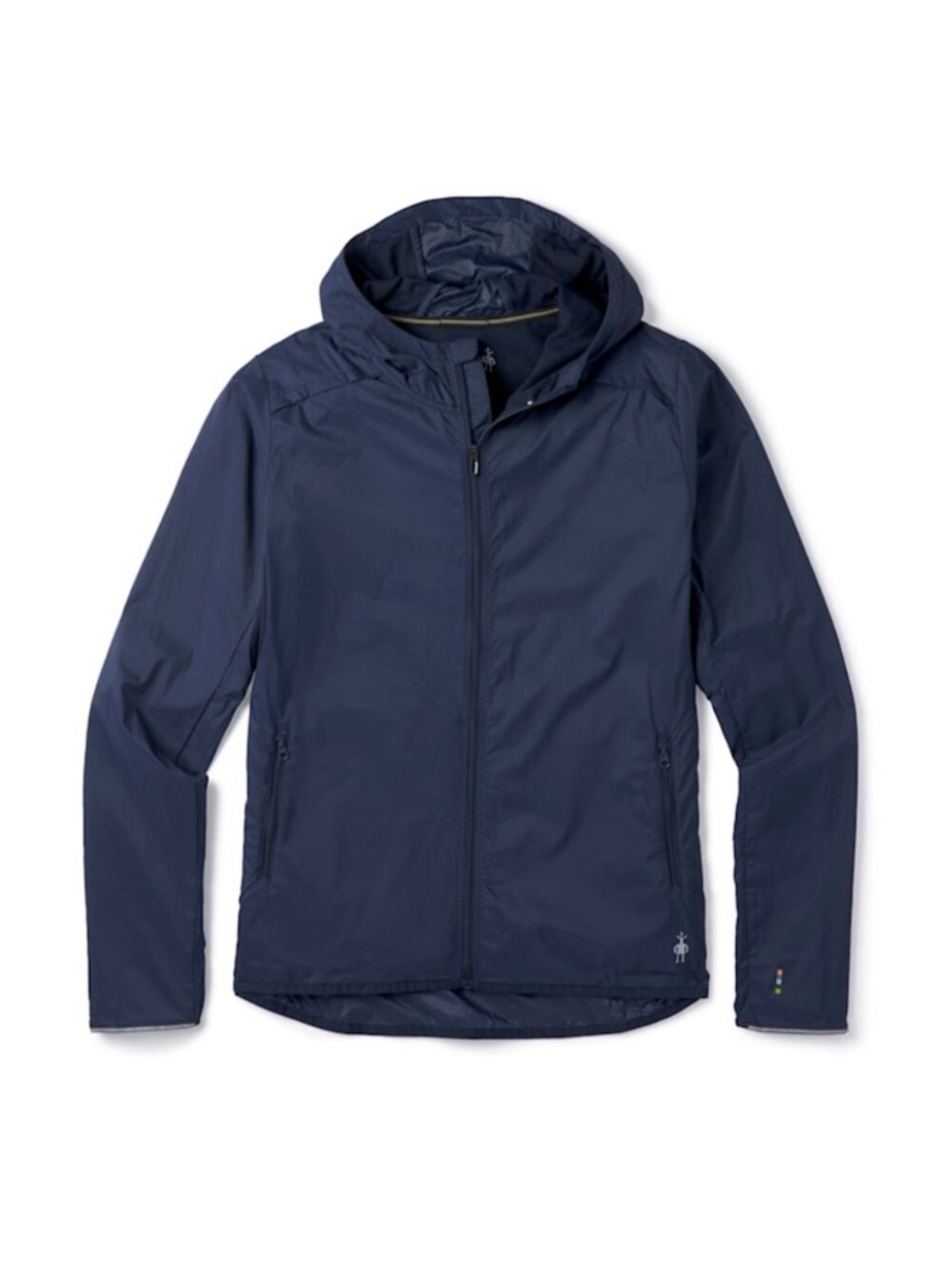 Smartwool Navy Hooded Windbreaker Jacket